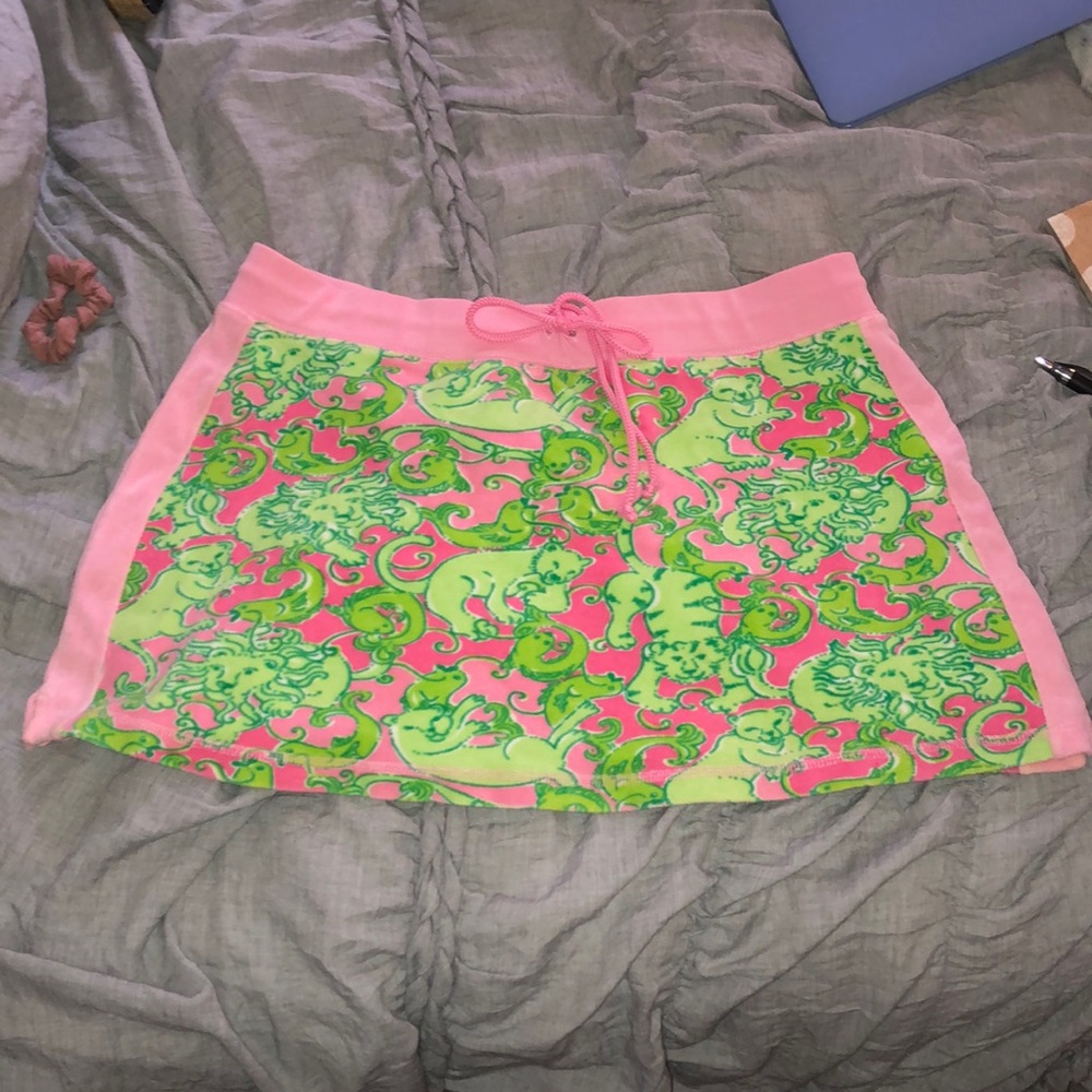 vintage lilly pulitzer coverup skirt